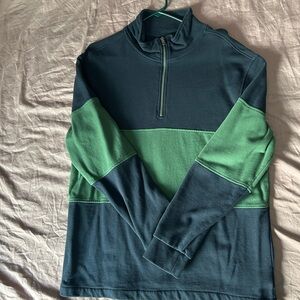 PacSun Men's Zip-Up Sweater in Navy and Forest Green